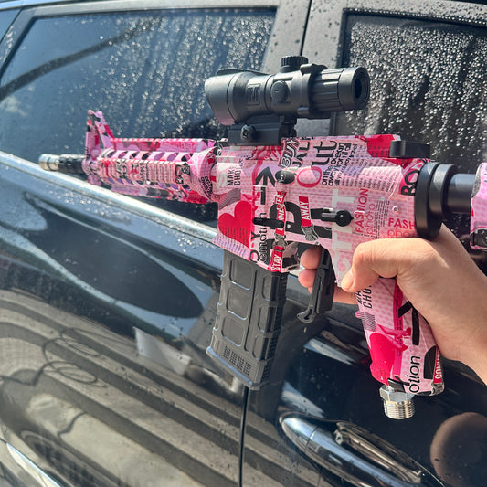Pink Graffiti M4 Car Wash Gun