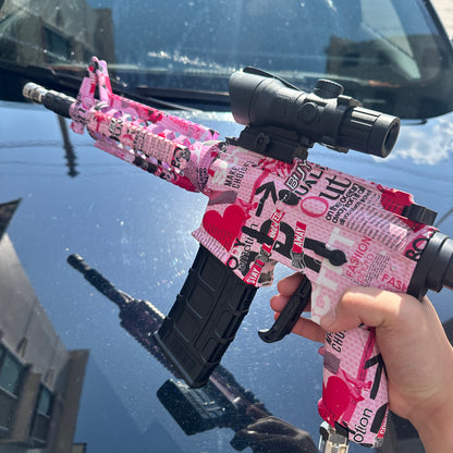 Pink Graffiti M4 Car Wash Gun