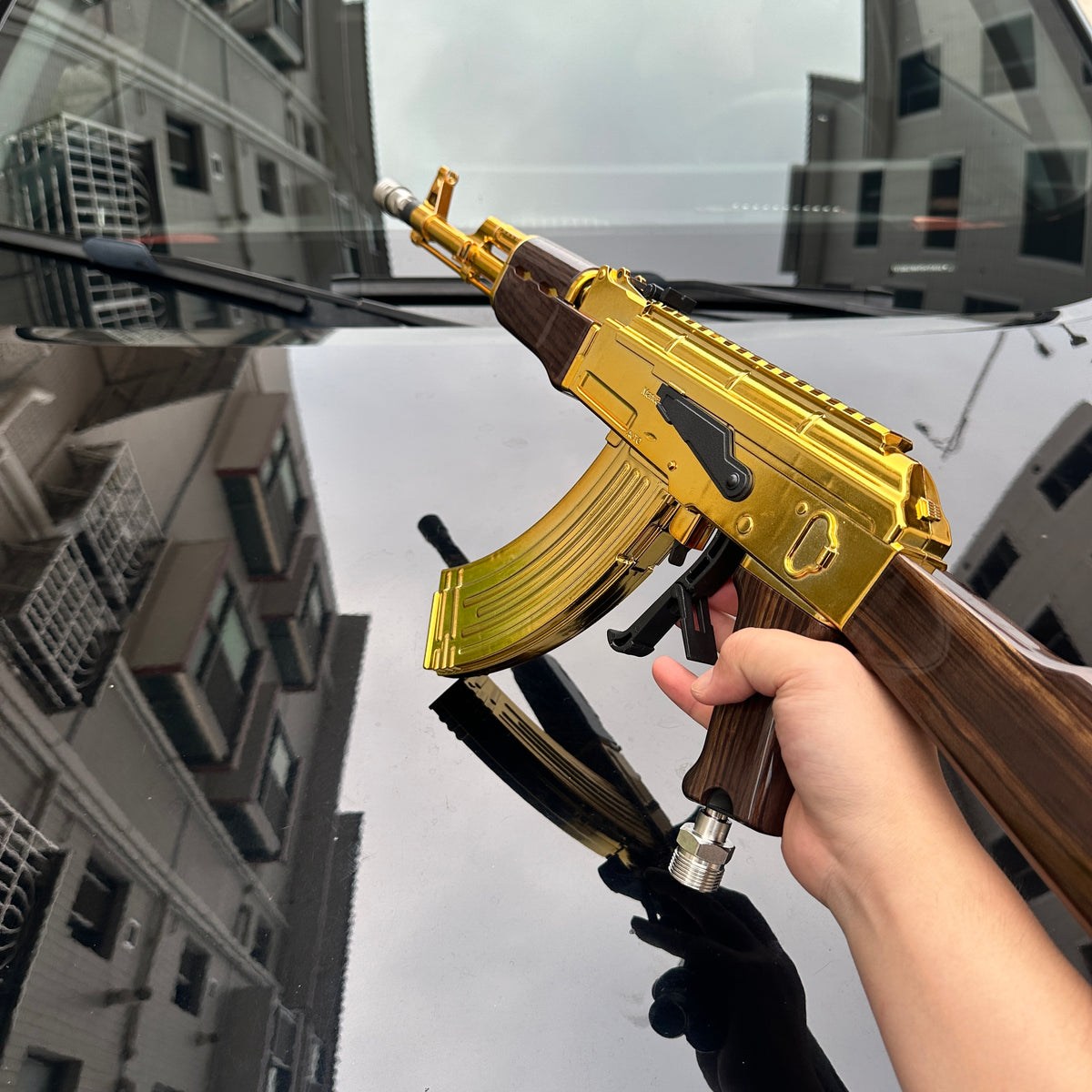 Golden AK47 Tactical Storm Wash Blaster, Car Wash Accessory