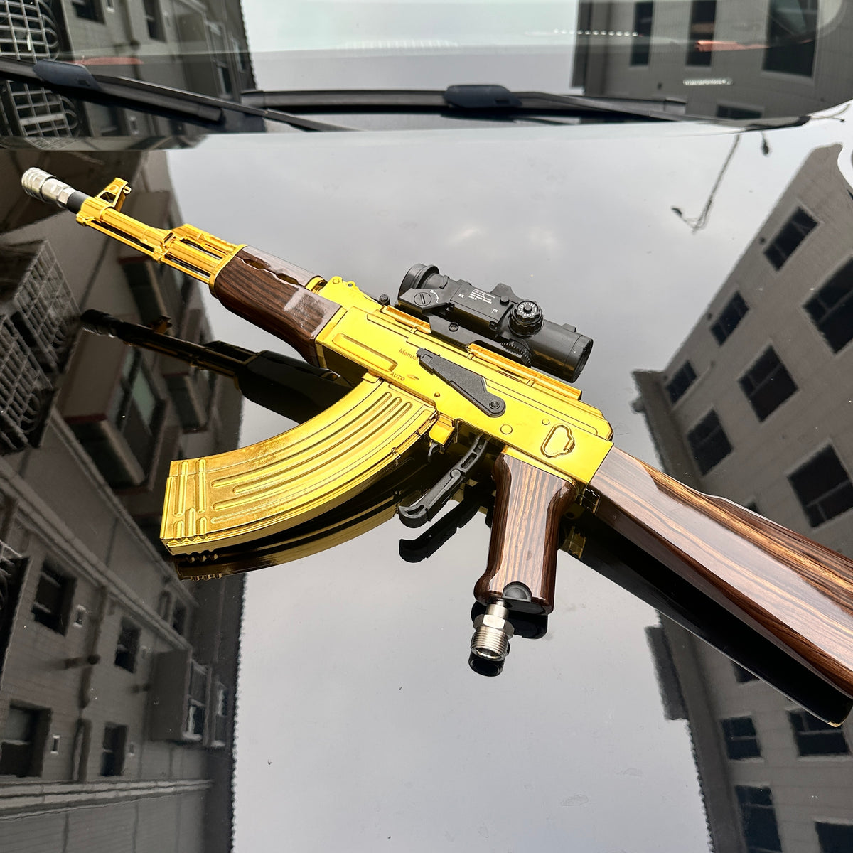 Golden AK47 Tactical Storm Wash Blaster, Car Wash Accessory