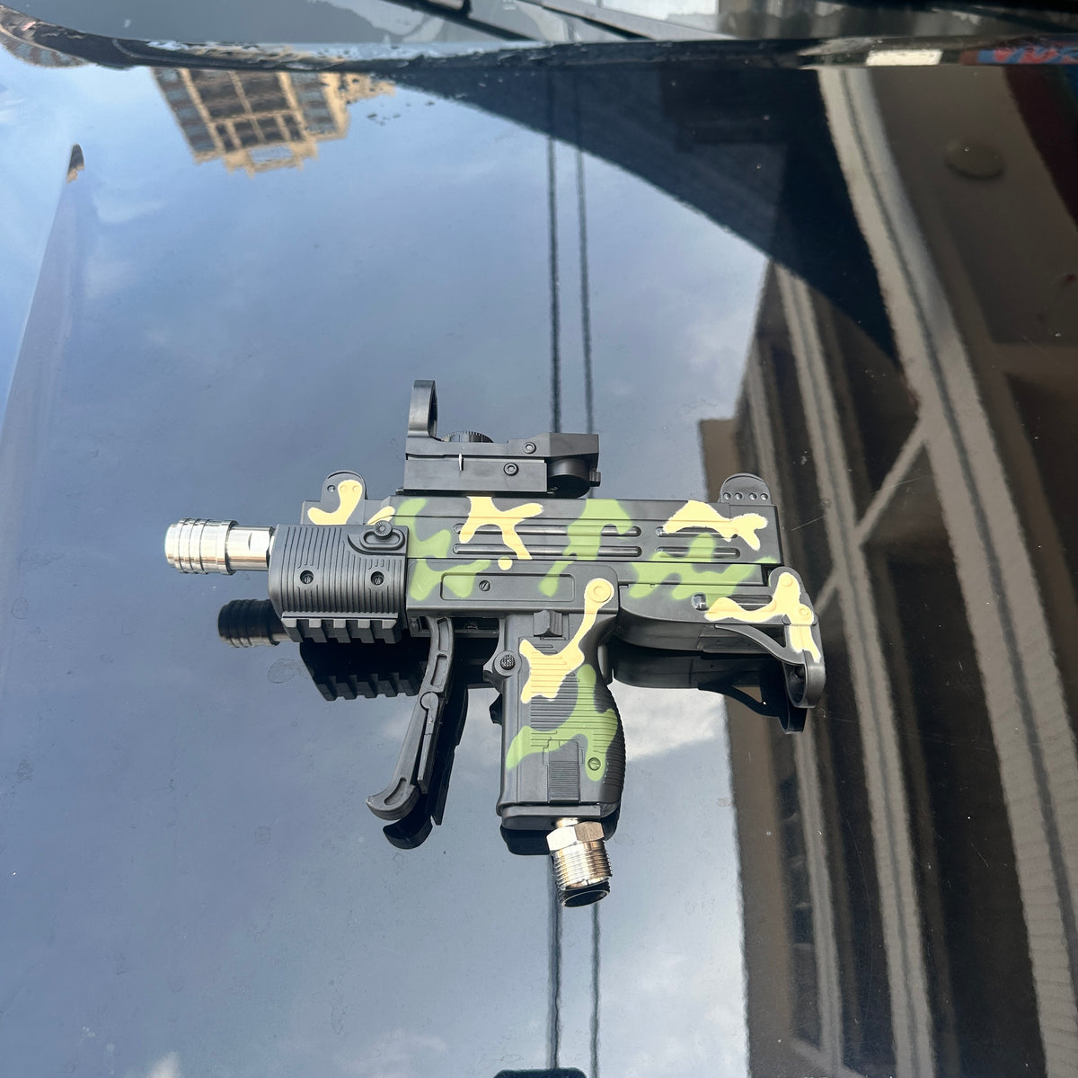 UZI Camouflage Green Car Wash Water Gun