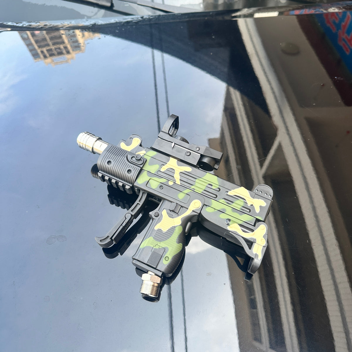 UZI Camouflage Green Car Wash Water Gun