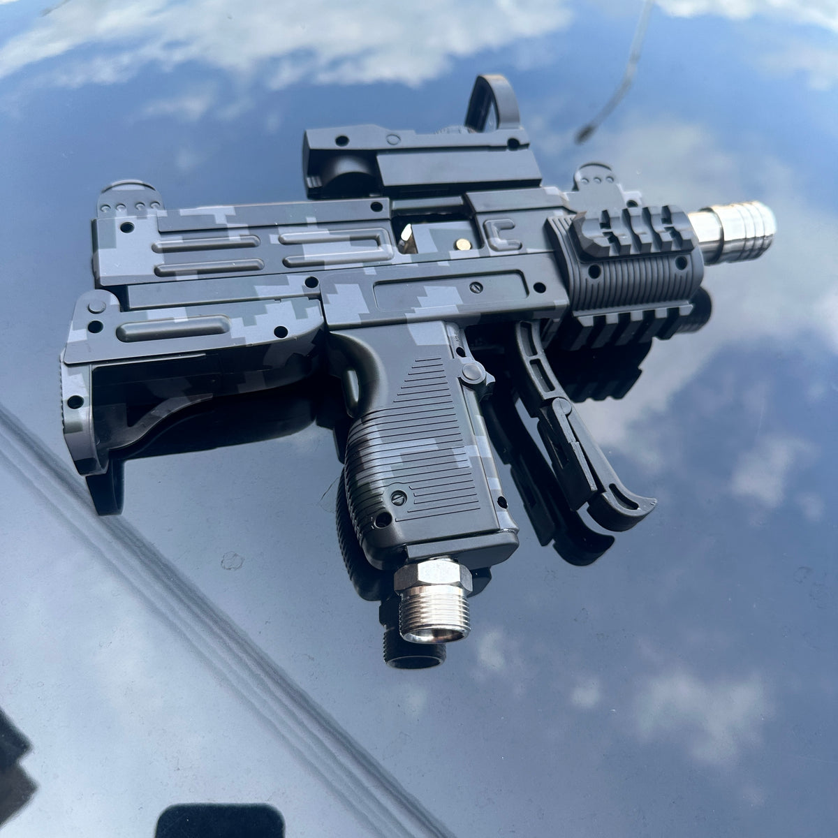 UZI Camouflage Black Car Wash Water Gun