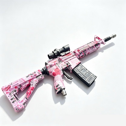 Pink Graffiti M4 Car Wash Gun